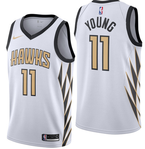 Trae Young, Atlanta Hawks 2018/19 - City Edition - Cliquez sur l'image pour la fermer